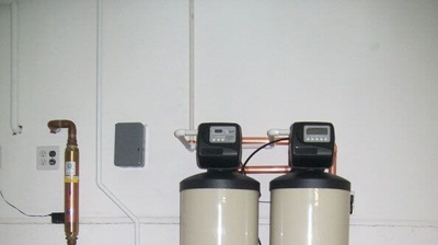 Water Softener Carbon Combination Indoors Photo
